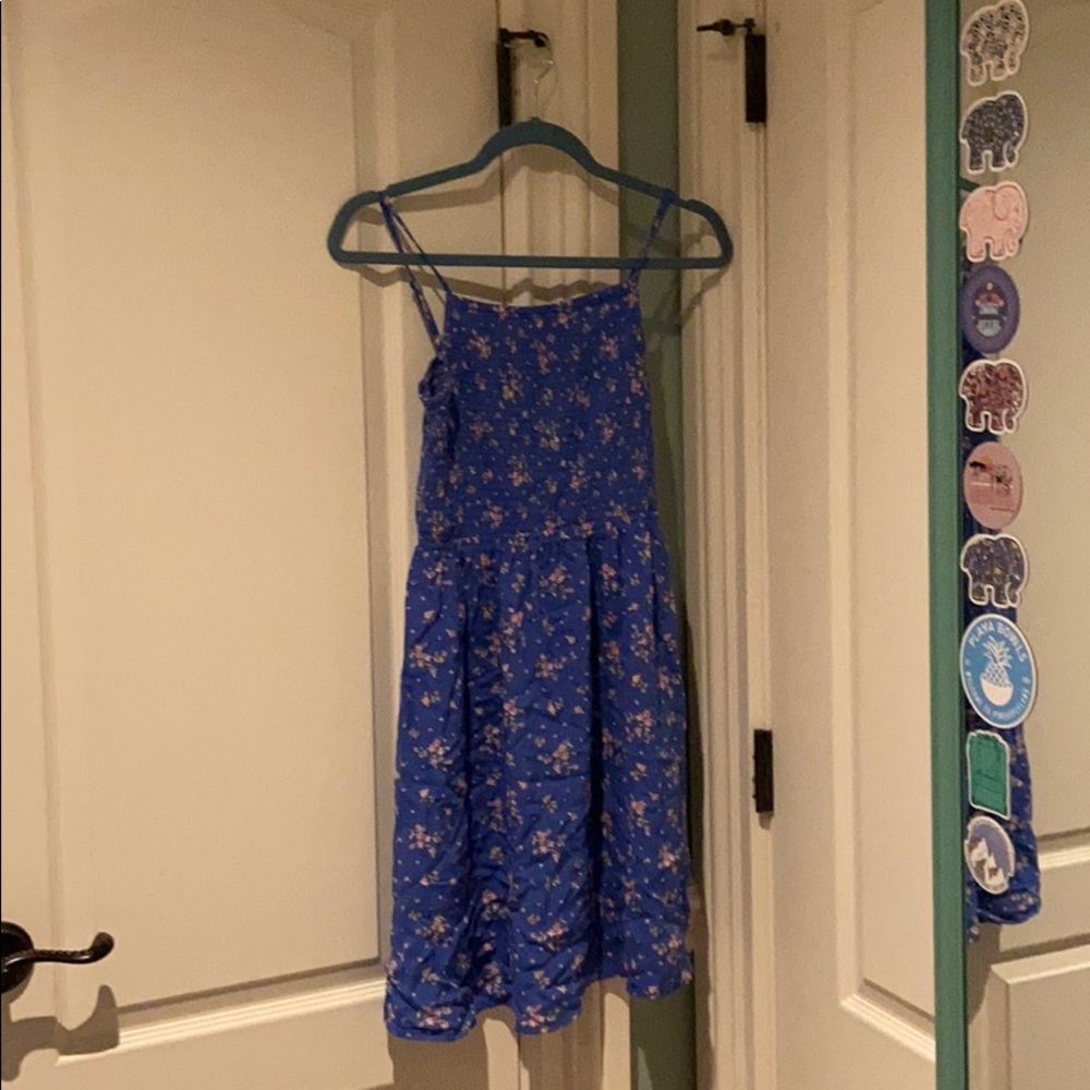 Adorable blue floral dress!